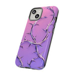 Chrome Thorn Vine Phone Case Vaporwave Tough Cover
