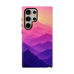 Pastel Mountain Haze Vaporwave Art Tough Phone Case