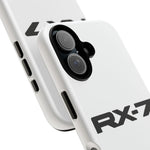 RX-7 Logo Phone Case for JDM Fans, Tough Protective Cover