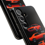 1969 Camaro SS Orange Triple View Muscle Car Tough Phone Case