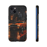 Challenger RT Phone Case, Rainy City Night Muscle Car Tough Cover