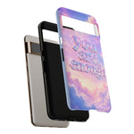 You Are Enough phone case | pastel cloud affirmation protective case