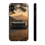 C4 ZR1 Corvette Phone Case, Black Misty Mountain Pass Cover
