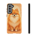 Pomeranian Tiny Fox Fluffy Art Tough Phone Case