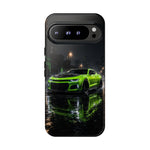 Camaro ZL1 Neon Green Muscle Car phone case | Tough Cover