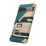 S13 Teal White Pop-up Tough Phone Case for JDM Fans