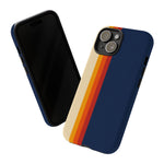 Retro Rainbow Stripe Phone Case | Tough Phone Case