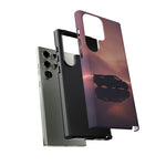 C8 Corvette Silhouette Pastel Horizon Case