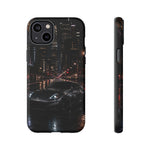 370Z City Prowl Tough Phone Case Black Sports Car at Night