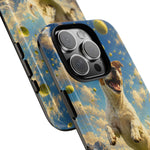Happy Jack Russell Jumping with Tennis Balls Phone Case | Dog Lover