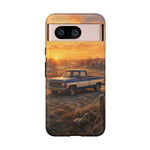 73 Chevy C10 Square body Truck Two-Tone Sunrise Tough Phone Case
