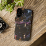 67 GTO Phone Case Purple, Rainy City Night Muscle Car Tough Cover