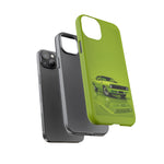 Green Cuda Muscle Car phone case for Gear Heads