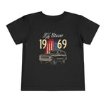 1969 K5 Blazer USA Toddler T-Shirt – Classic 4x4 Truck American Flag Tee