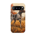 German Shorthaired Pointer Pointing Art Tough Phone Case