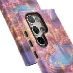 Floating Pool Deck Phone Case, Pastel Cloud 3D Render Cover