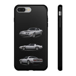 Silver Trans Am Classic Muscle Car Phone Case Tough Multi View Print