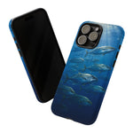 Amberjack School Phone Case, Open Water Sunlight Tough Cover
