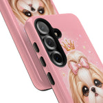 Shih Tzu Princess Kawaii Chibi Puppy Pet Dog Art Tough Phone Case