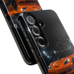 Orange C6 Neon Car Meet Tough Phone Case