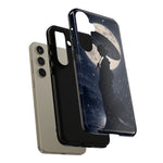 Geisha Parasol Moonlight Art Tough Phone Case