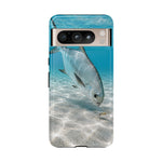 Permit Fishing Phone Case, Flats Fly Fishing Cover for Anglers