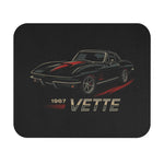 1967 Corvette Stingray Mouse Pad Classic Car Desktop Mat Gift for Vette Fans