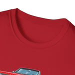 1966 Belvedere Convertible Car T-Shirt | Vintage Red Classic Automobile Tee