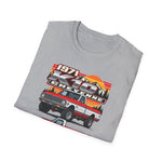 1971 Chevy K10 Cheyenne Pickup T-Shirt | vintage sunset truck stack