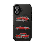 Red 1957 Bel Air Classic Car Phone Case Tough American Multi View