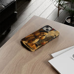 Poodle in Beret Phone Case | Vintage Paris Café Illustration