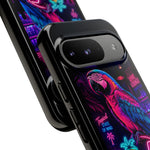 Neon Parrot Cocktails phone case | Tough Cases