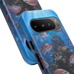 Snapper Reef Phone Case, Sunlit School Ocean Fishing Tough Cover