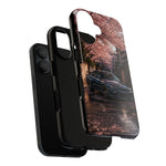 Cherry Blossom Street Scene R34 Skyline GTR Tough Case | Car Photo Cover