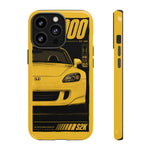 S2000 Spa Yellow Retro 90s JDM Car Tough Phone Case