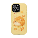 Orange Tabby Loaf Kawaii Chibi Pet Cat Art Tough Phone Case