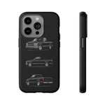 Black Silverado Classic Pickup Tough Phone Case for Chevy Truck Fans