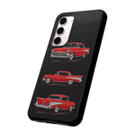 Red 1957 Bel Air Classic Car Phone Case Tough American Multi View