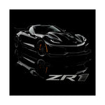 C7 ZR1 Poster Supercar Wall Art Print Modern Muscle Car Garage