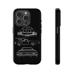 1972 El Camino SS Triple View Classic Tough Phone Case Cover