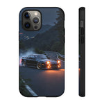 240SX JDM Drift Smoke Night Street Art Tough Phone Case