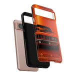 Orange Cuda Phone Case, 71 Classic Muscle Car Tough Cover