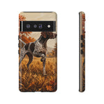 German Shorthaired Pointer Pointing Art Tough Phone Case