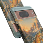 Leaping Golden Trout Lake Scene phone case | Tough Cover