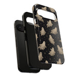 Vintage Ghost Pattern phone case | Halloween spooky stars design