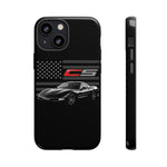 Black C5 Phone Case American Sports Car Tough Cover Gift
