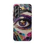 Starry Eye Mosaic phone case | Tough Cover