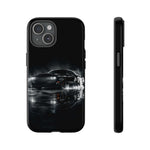 Black Sports Car Illustration 2023 Challenger SRT phone case | Car Drift Reflection
