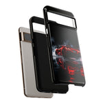 Z06 C8 Phone Case, Red Smoke Studio Reflection Cover