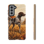 German Shorthaired Pointer Pointing Art Tough Phone Case
